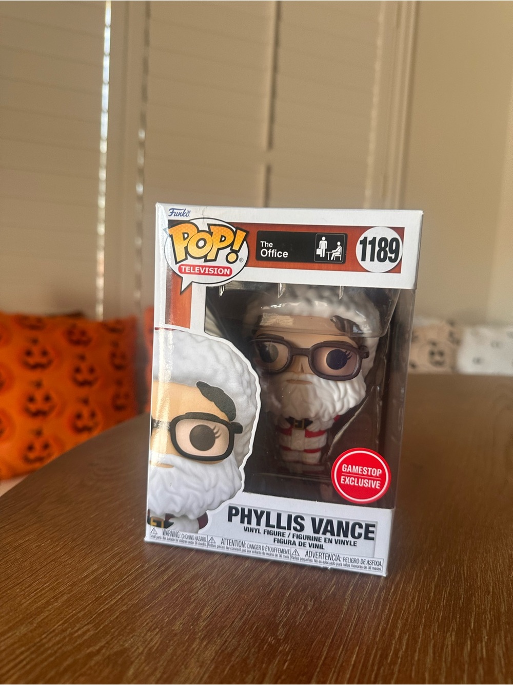 The Office Phyllis Vance as Santa Funko Pop! Vinyl -UNOPENED Gamestop Exclusive
